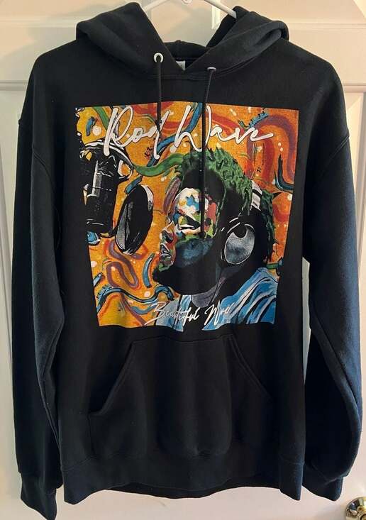 Jerzees Other - Rod‎ Wave Beautiful Mind Tour Graphic Hoodie M
